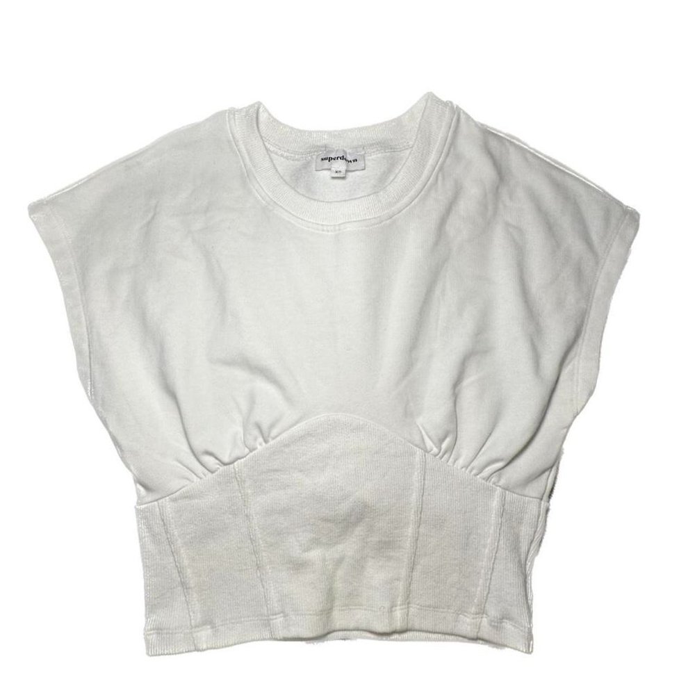 superdown corset style t shirt size xs